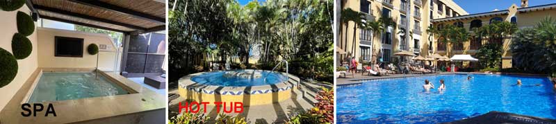 בריכות וג'קוזים במלון מריוט הסיינדה בלן - Marriott Hotel Hacienda Belen