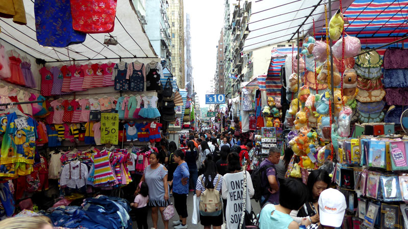 שוק בהונג קונג