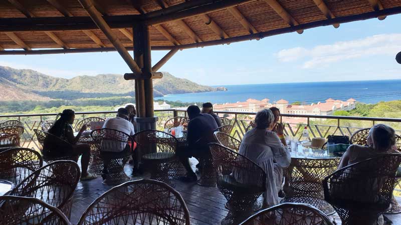 הנוף מהמסעדה בפארק דיאמנטה