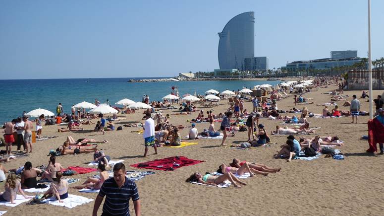 חוף הים בברצלונה