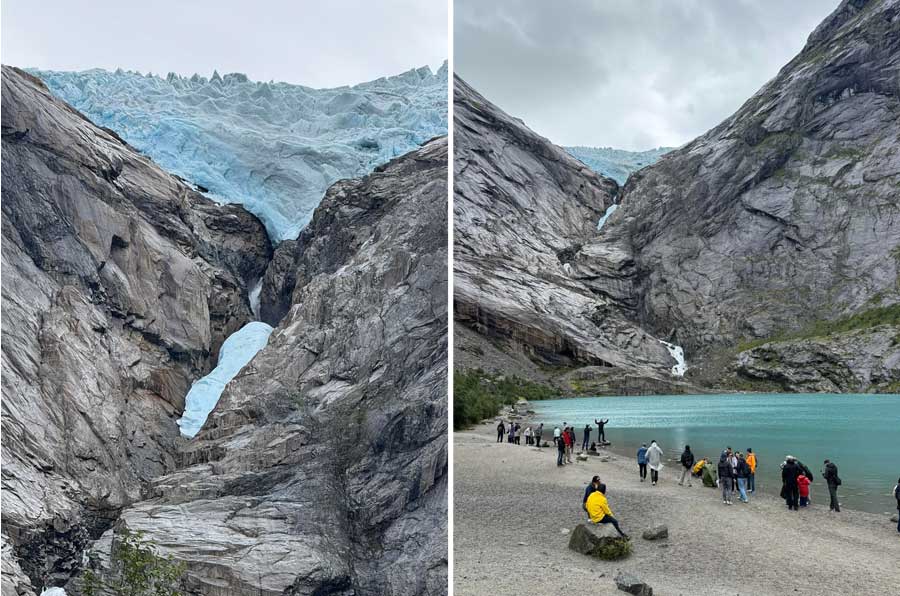 קרחון בריקסדלסברין Briksdalsbreen