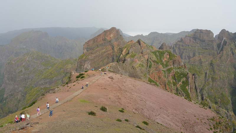 Steep Mountain in the Center of Madeira