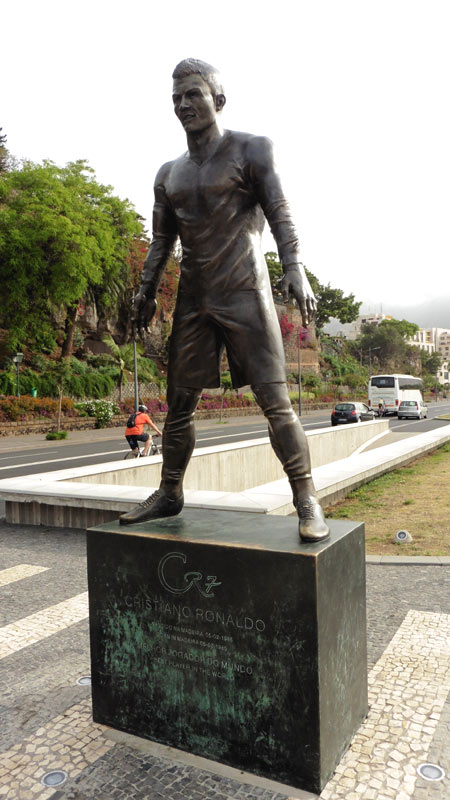 Ronaldo’s Statue in Madeira