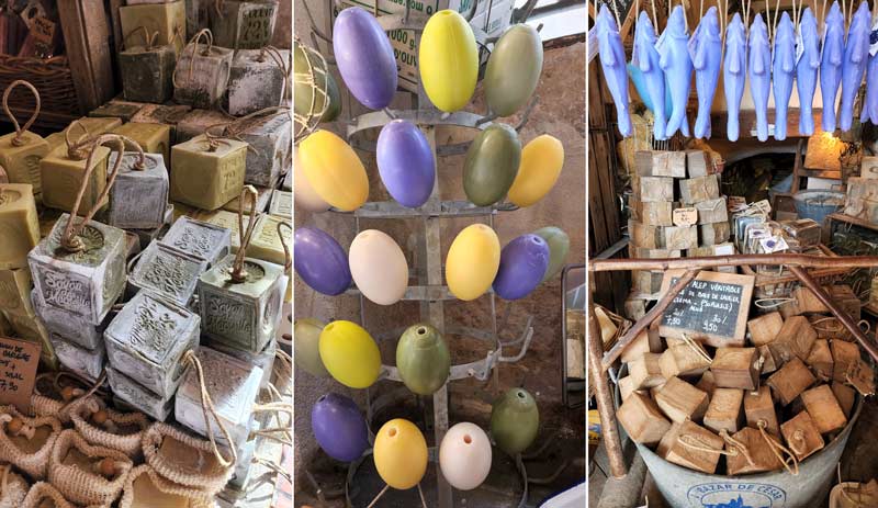 סבונים ריחניים בחנות במרסיי