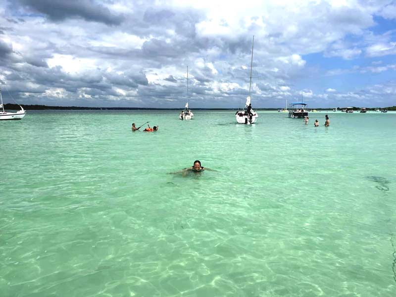 לגונת שבעת הצבעים Bacalar