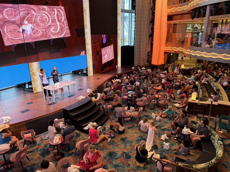 סדנת קיפול מגבות