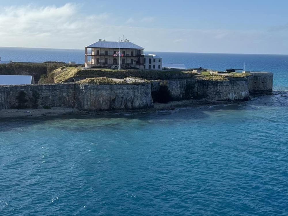 מבצר בברמודה ליד הנמל