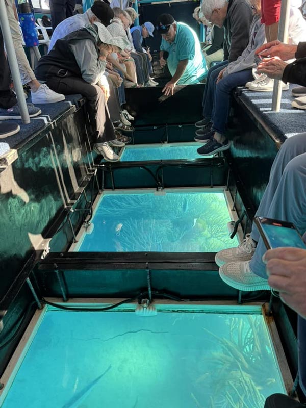 שייט בסירת זכוכית