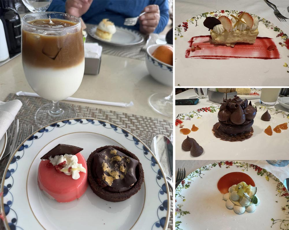 קינוחים במסעדה