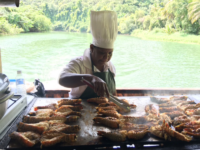 לובסטרים על הגריל
