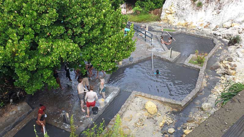 מעיינות גופרית Sulphur Springs בסנט לוסיה