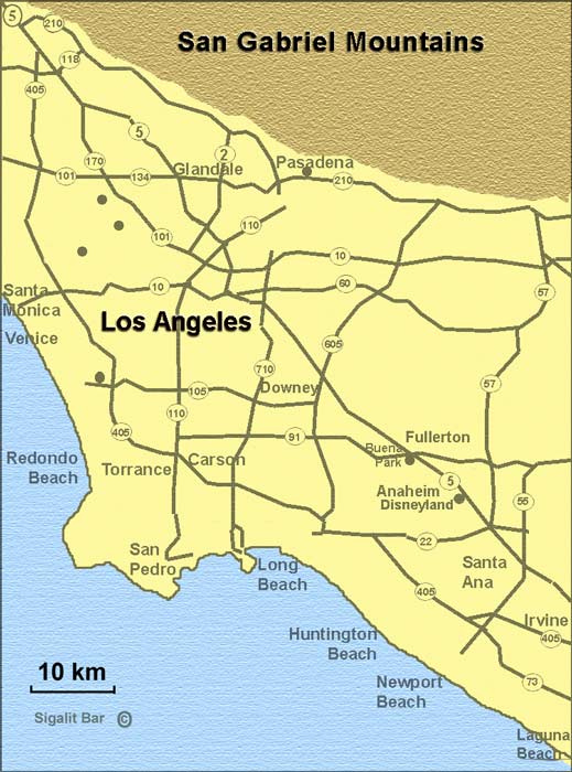 Los Angeles Map