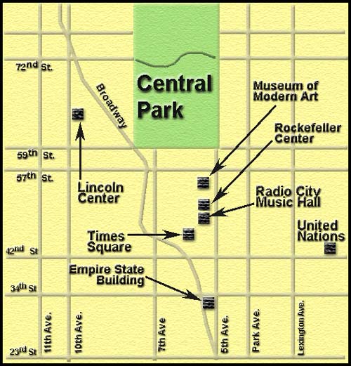 Map of New York City
